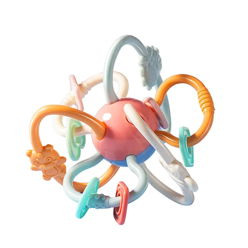 Jouet de Dentition et Hochet Sensoriel