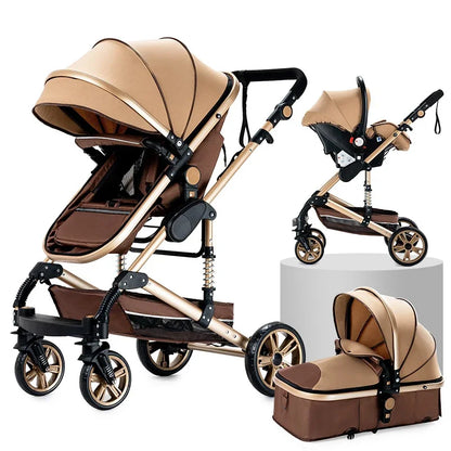Poussette 3-en-1 Pliable