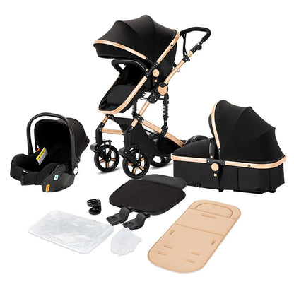 Poussette 3-en-1 Pliable