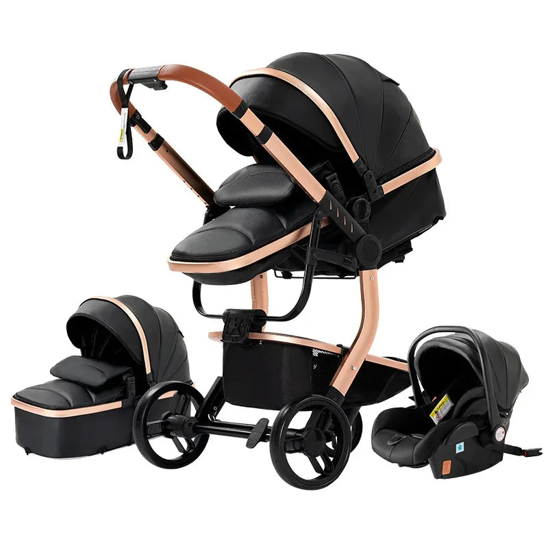 Poussette 3-en-1 Pliable