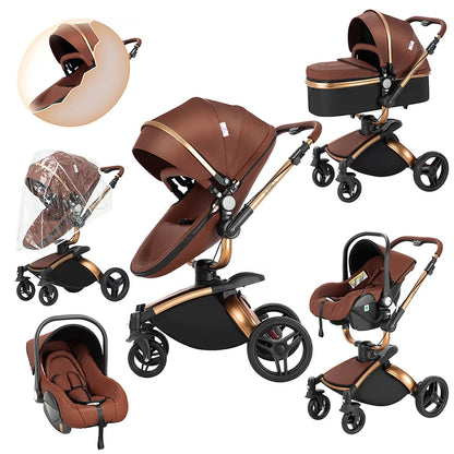 Poussette 3-en-1 Pliable