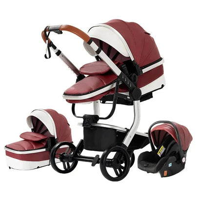 Poussette 3-en-1 Pliable