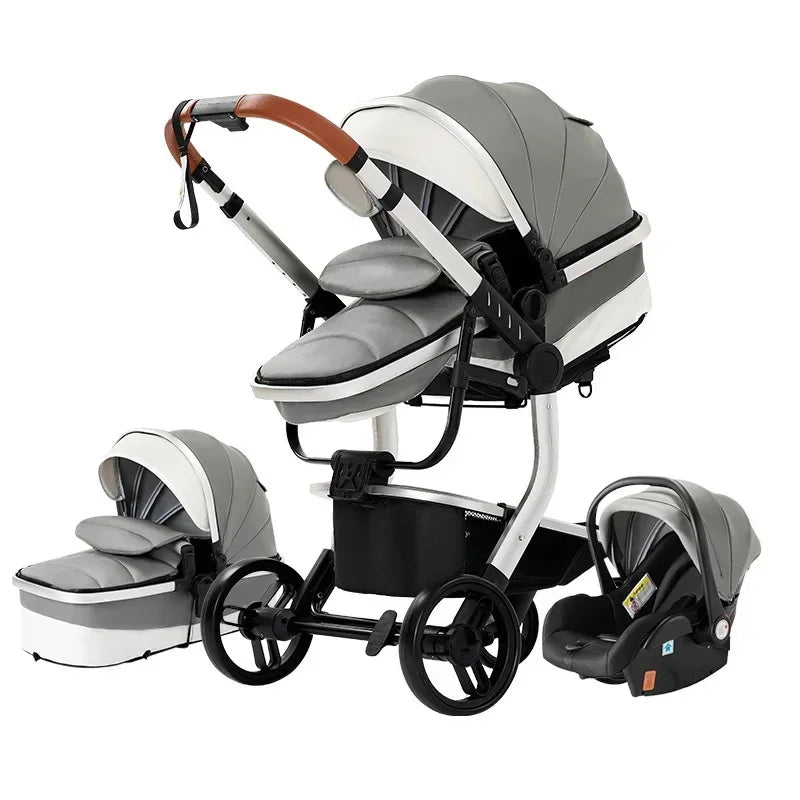 Poussette 3-en-1 Pliable