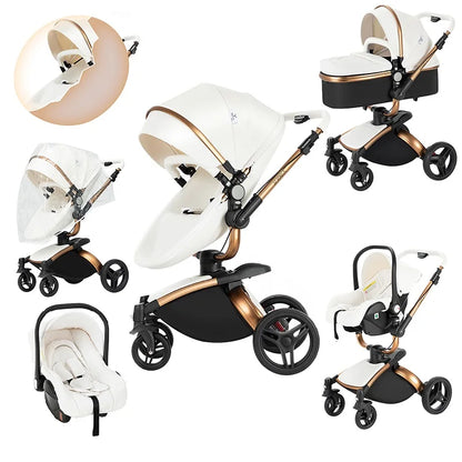 Poussette 3-en-1 Pliable